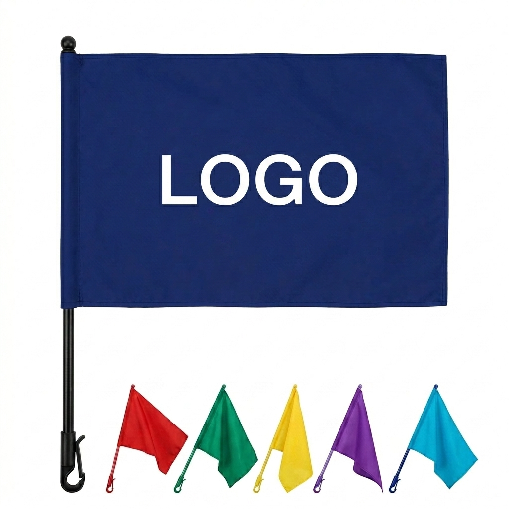 Durable Portable Car Flag - Double-Sided Polyester Banner for Celebrations