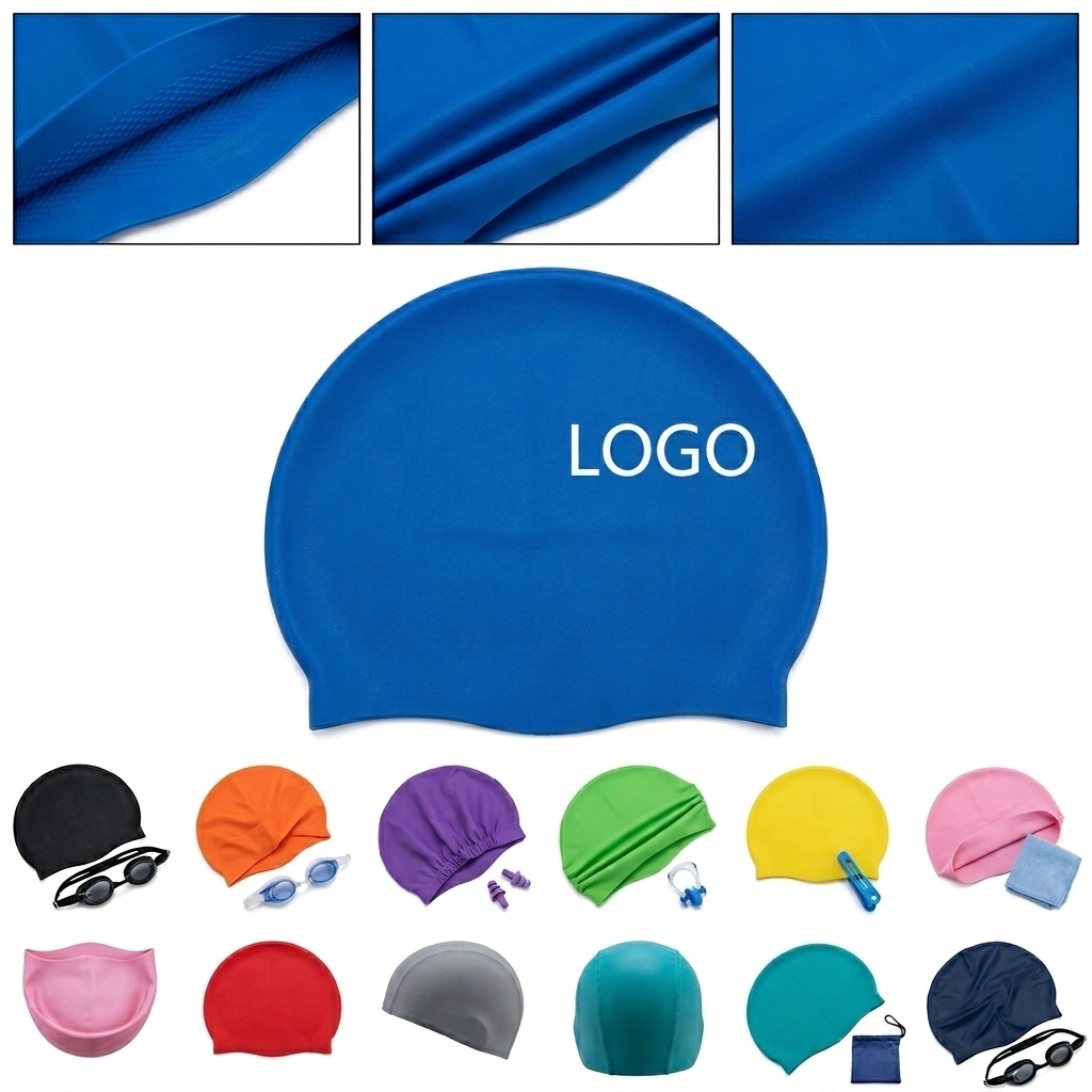 Extra Large Silicone Swim Cap for Women with Long Hair