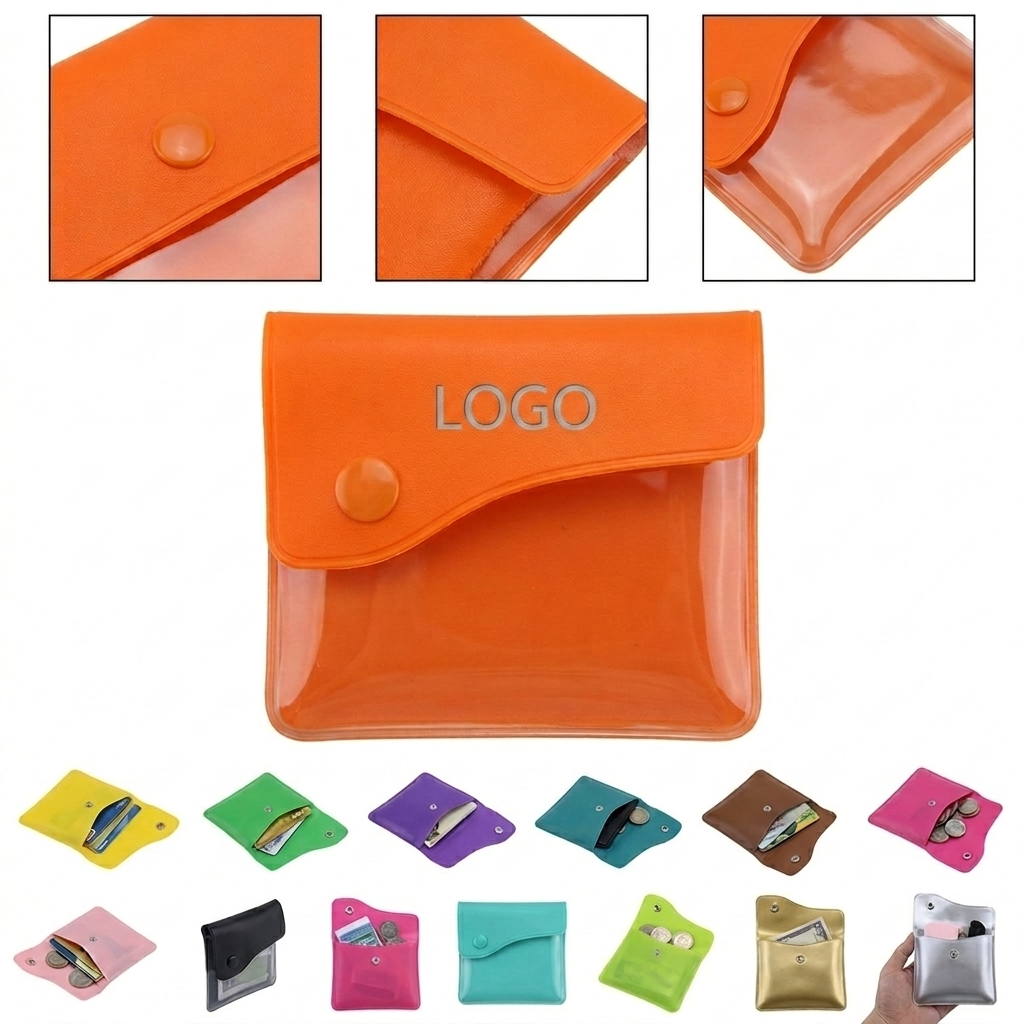 Multicolor Travel Coin & Card Pouch