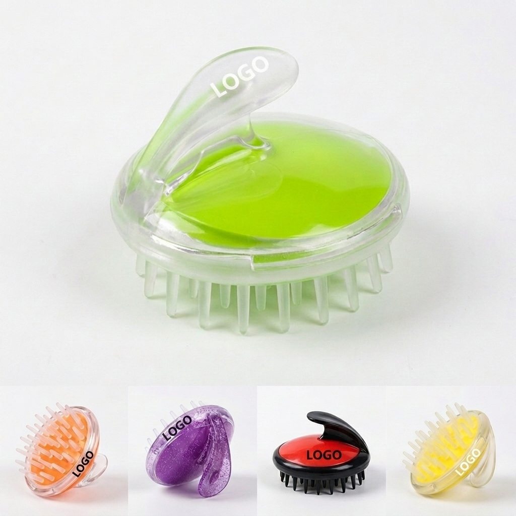 Dual-Purpose Wet & Dry Hair Washing Brush with Soft Massaging Bristles