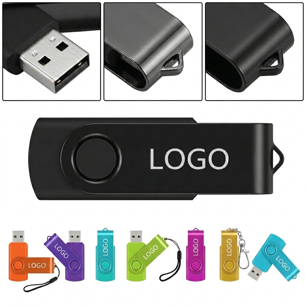 Swivel Design 4GB USB Flash Drive for Promotional Giveaways
