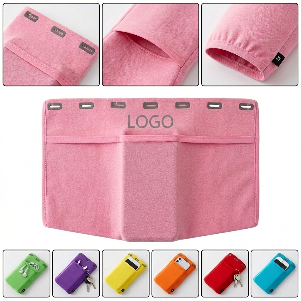 Sweat-Wicking Adjustable Running Armband for Phones & Essentials, 4 Sizes