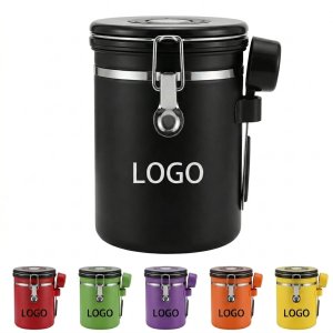304 Stainless Steel Coffee Bean Storage Container with Seal