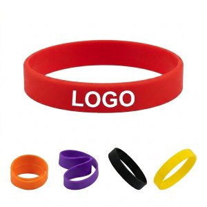 Customizable Silicone Sports Wristbands for Gym & Everyday Wear