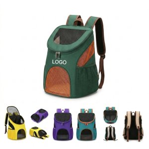 Foldable Mesh Pet Carrier Backpack for Small Pets Under 13.2lbs