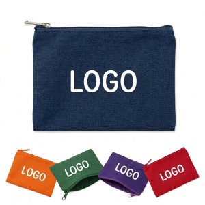 Canvas Zippered Utility Pouch for Supplies & Accessories