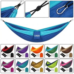 Portable Camping Hammock with 2 Adjustable Tree Straps for Easy Setup
